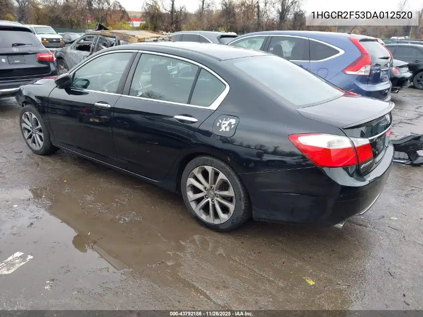 1HGCR2F53DA012520 2013 Honda Accord Sport