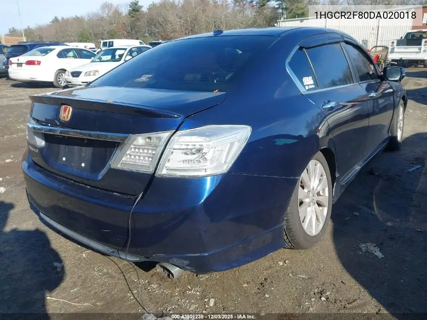 1HGCR2F80DA020018 2013 Honda Accord Sdn Ex-L