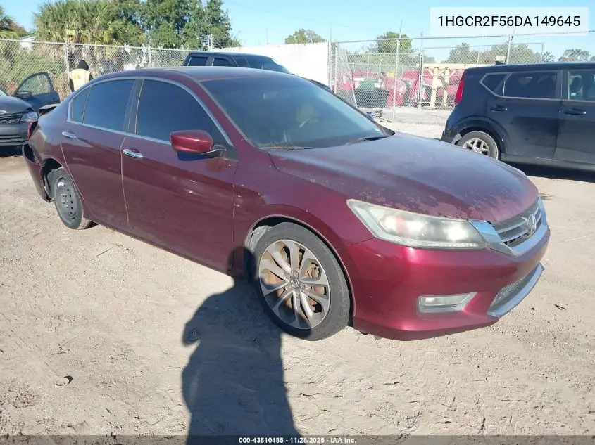 1HGCR2F56DA149645 2013 Honda Accord Sport