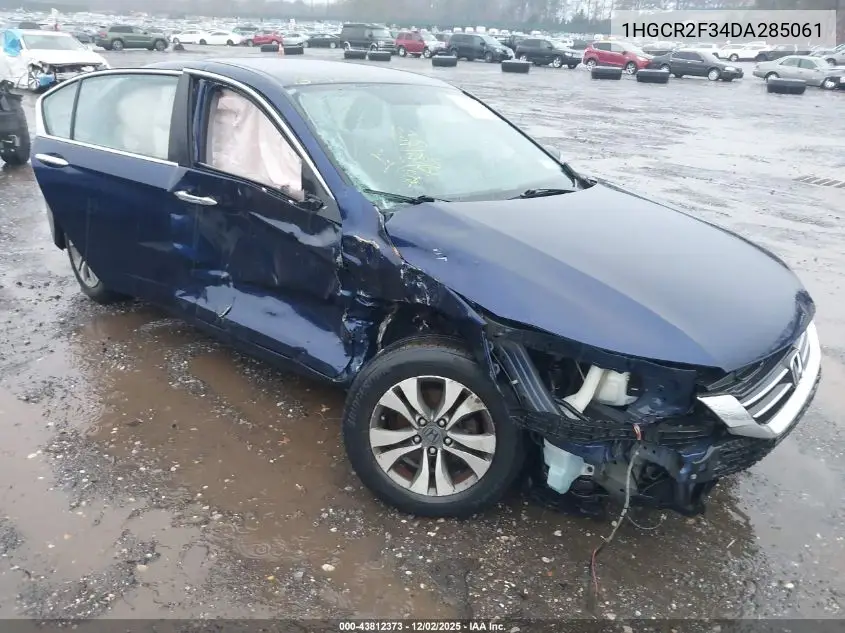 1HGCR2F34DA285061 2013 Honda Accord Lx