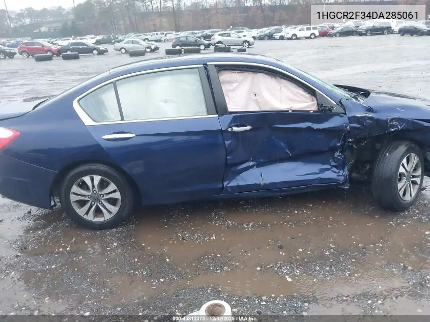 1HGCR2F34DA285061 2013 Honda Accord Lx