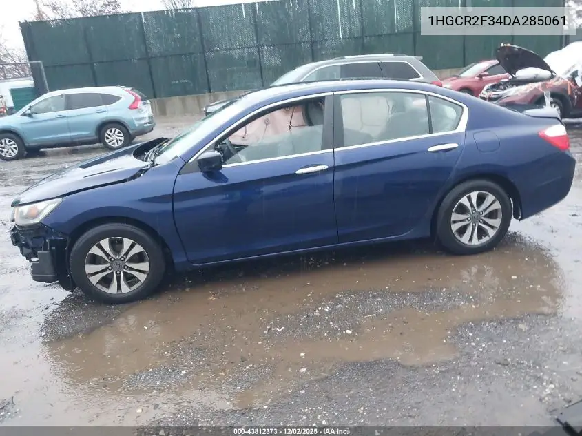 1HGCR2F34DA285061 2013 Honda Accord Lx