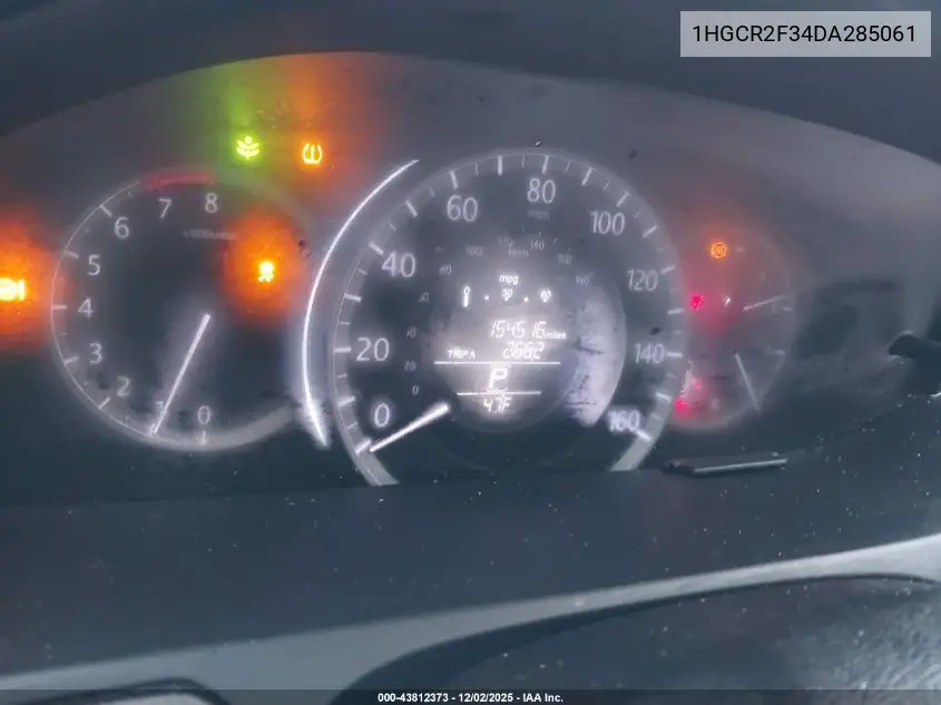 1HGCR2F34DA285061 2013 Honda Accord Lx