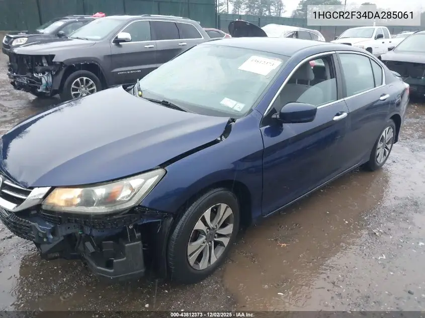 1HGCR2F34DA285061 2013 Honda Accord Lx