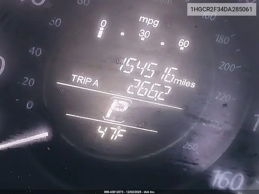 1HGCR2F34DA285061 2013 Honda Accord Lx