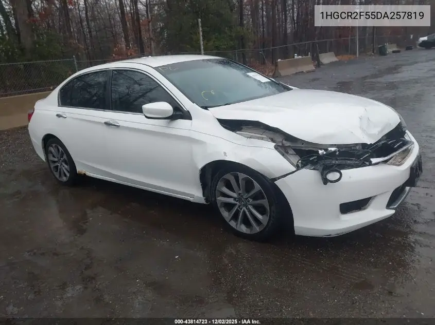 1HGCR2F55DA257819 2013 Honda Accord Sport