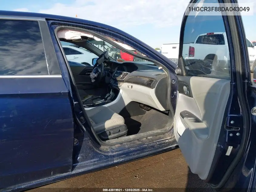 1HGCR3F88DA043049 2013 Honda Accord Ex-L V-6