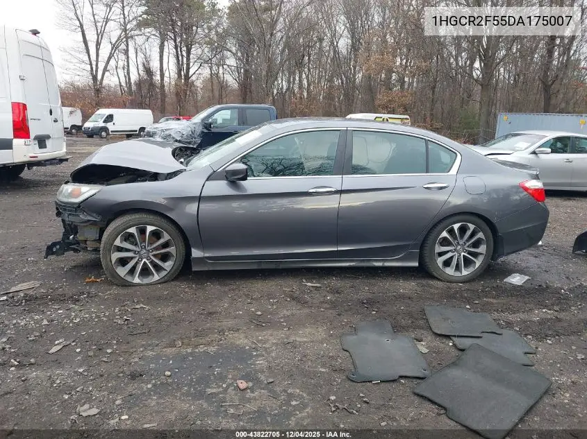 1HGCR2F55DA175007 2013 Honda Accord Sport