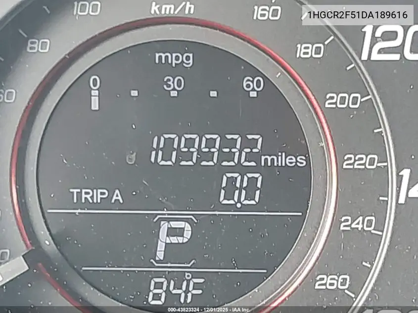 1HGCR2F51DA189616 2013 Honda Accord Sport