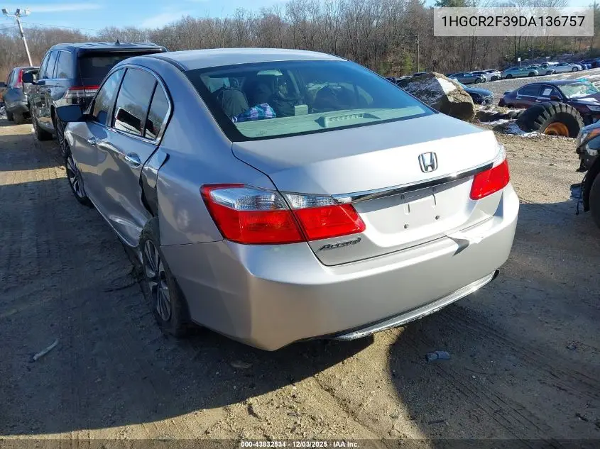 1HGCR2F39DA136757 2013 Honda Accord Lx