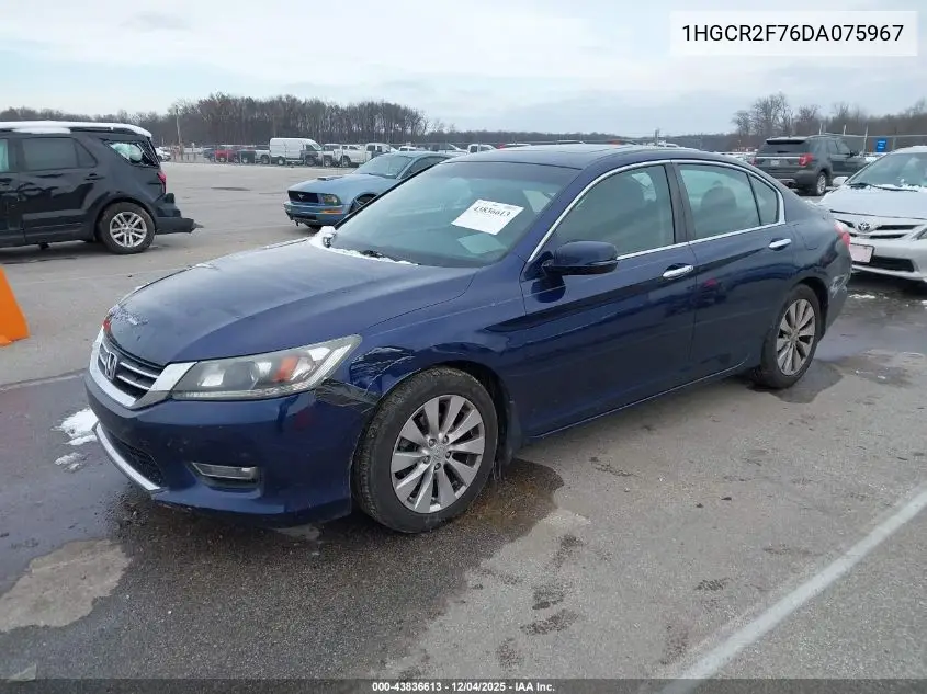 1HGCR2F76DA075967 2013 Honda Accord Ex
