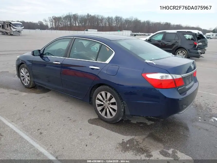 1HGCR2F76DA075967 2013 Honda Accord Ex