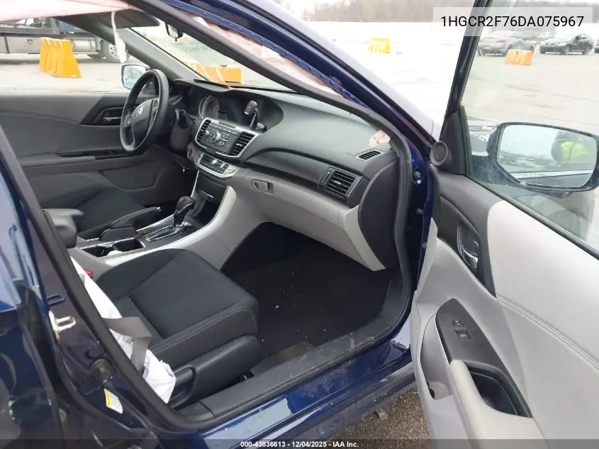 1HGCR2F76DA075967 2013 Honda Accord Ex