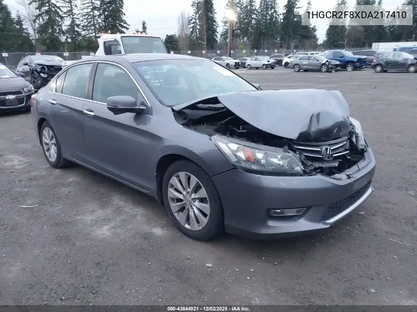 1HGCR2F8XDA217410 2013 Honda Accord Sdn Ex-L