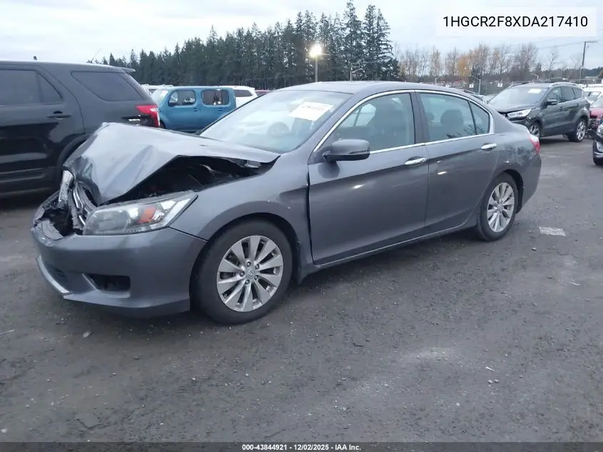 1HGCR2F8XDA217410 2013 Honda Accord Sdn Ex-L