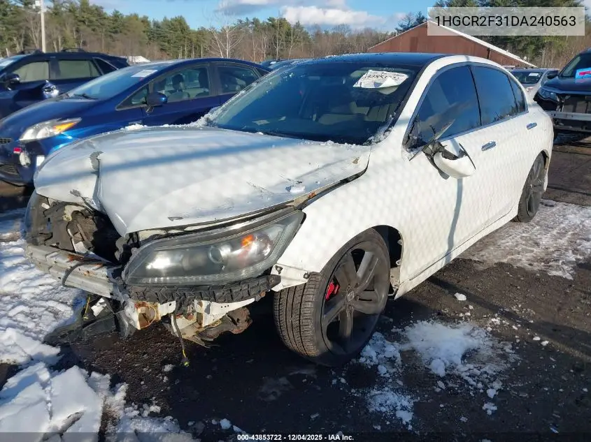 1HGCR2F31DA240563 2013 Honda Accord Lx
