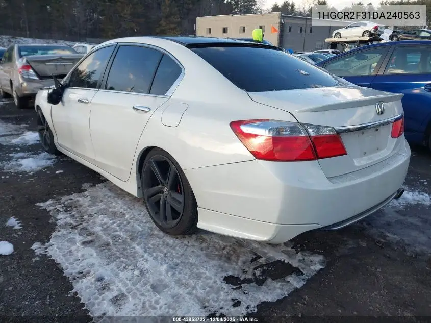 1HGCR2F31DA240563 2013 Honda Accord Lx