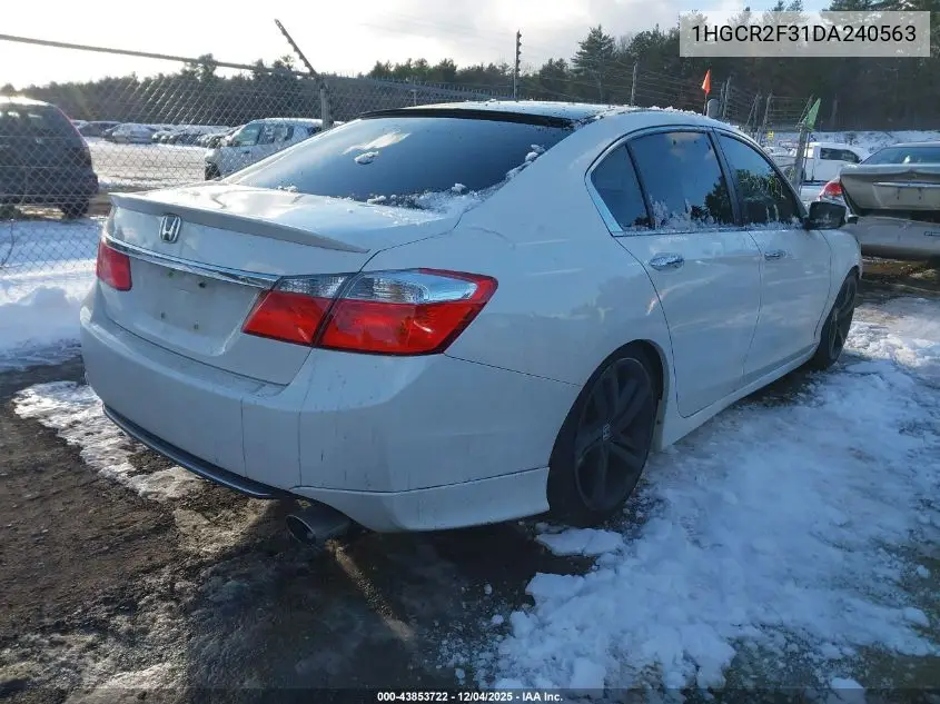 1HGCR2F31DA240563 2013 Honda Accord Lx