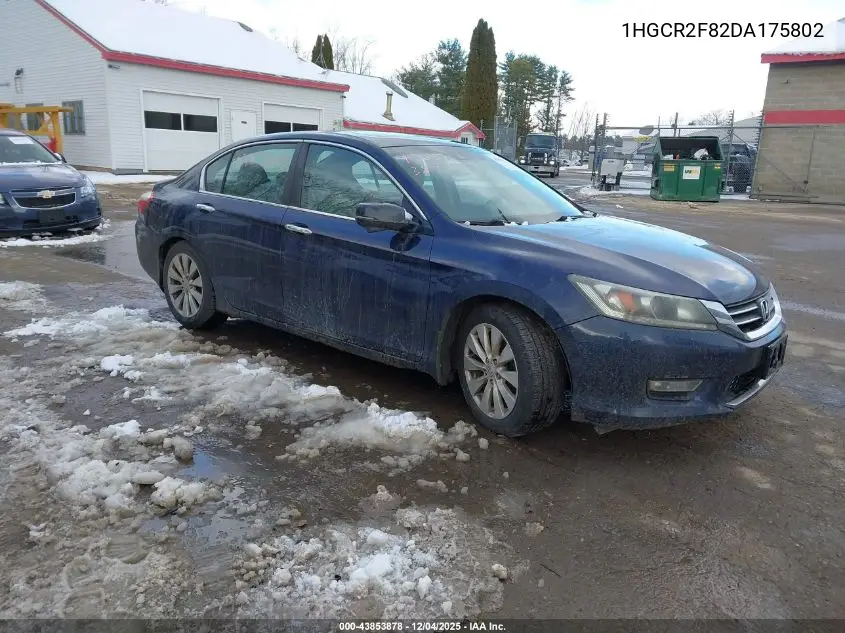 1HGCR2F82DA175802 2013 Honda Accord Sdn Ex-L