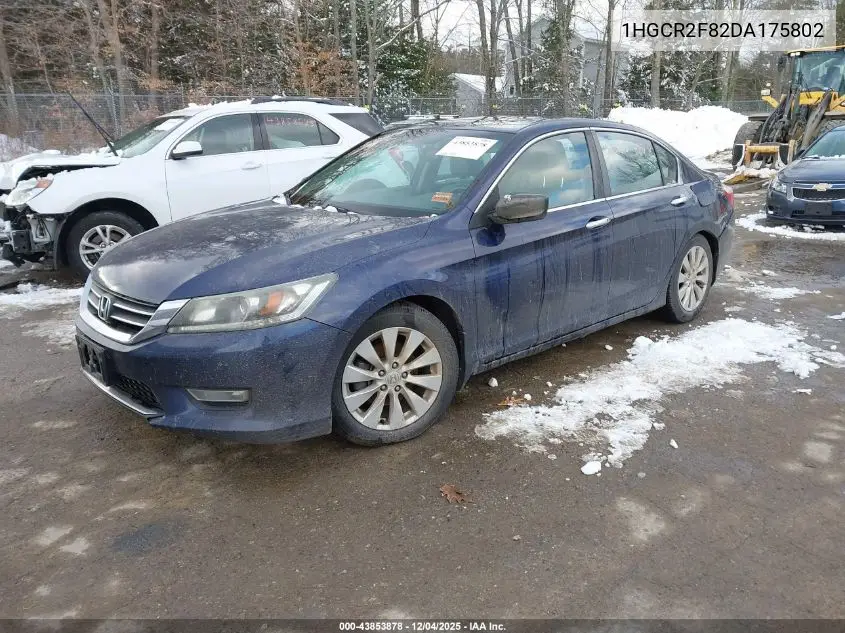 1HGCR2F82DA175802 2013 Honda Accord Sdn Ex-L