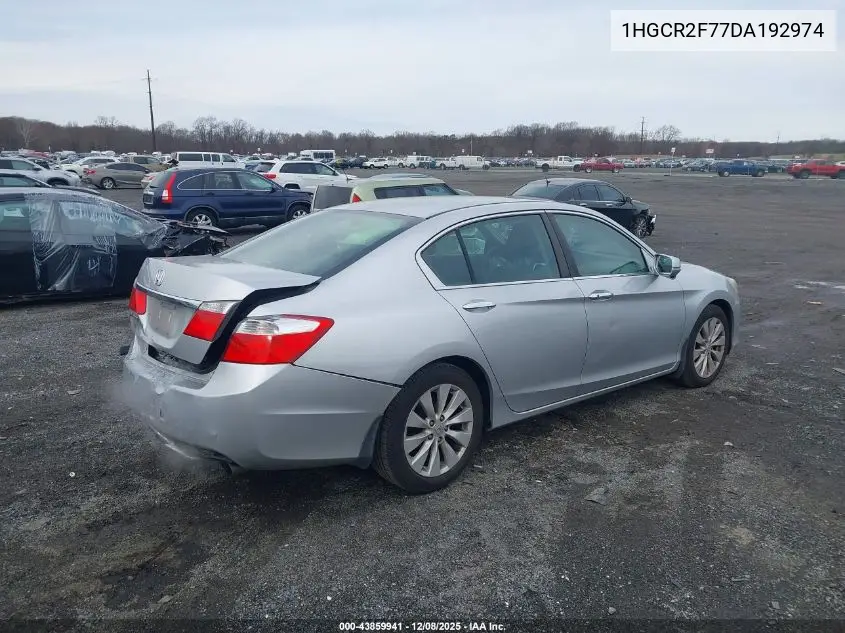 1HGCR2F77DA192974 2013 Honda Accord Ex