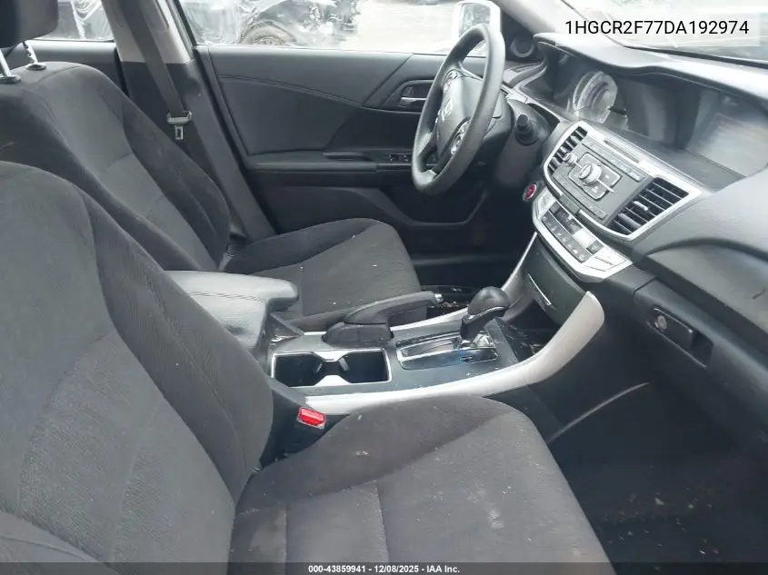 1HGCR2F77DA192974 2013 Honda Accord Ex