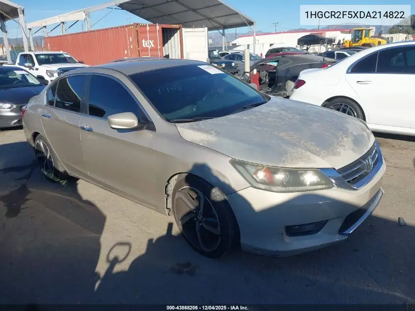 1HGCR2F5XDA214822 2013 Honda Accord Sport
