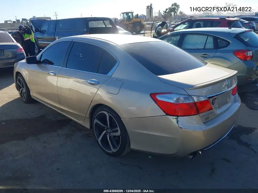 1HGCR2F5XDA214822 2013 Honda Accord Sport