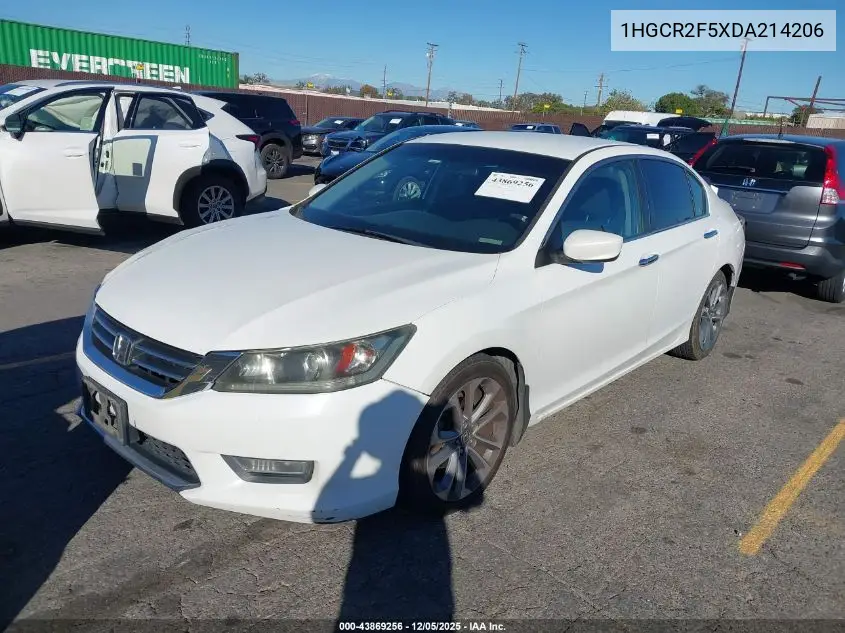 1HGCR2F5XDA214206 2013 Honda Accord Sport