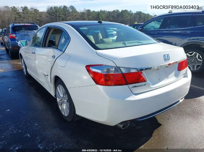 1HGCR3F89DA003403 2013 Honda Accord Ex-L V-6