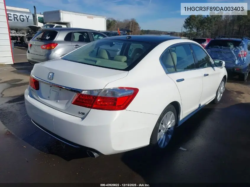 1HGCR3F89DA003403 2013 Honda Accord Ex-L V-6