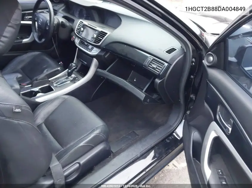 1HGCT2B88DA004849 2013 Honda Accord Ex-L V-6