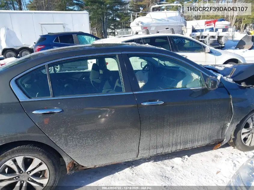 1HGCR2F39DA043107 2013 Honda Accord Lx