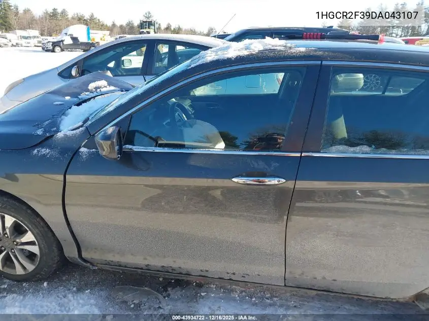 1HGCR2F39DA043107 2013 Honda Accord Lx