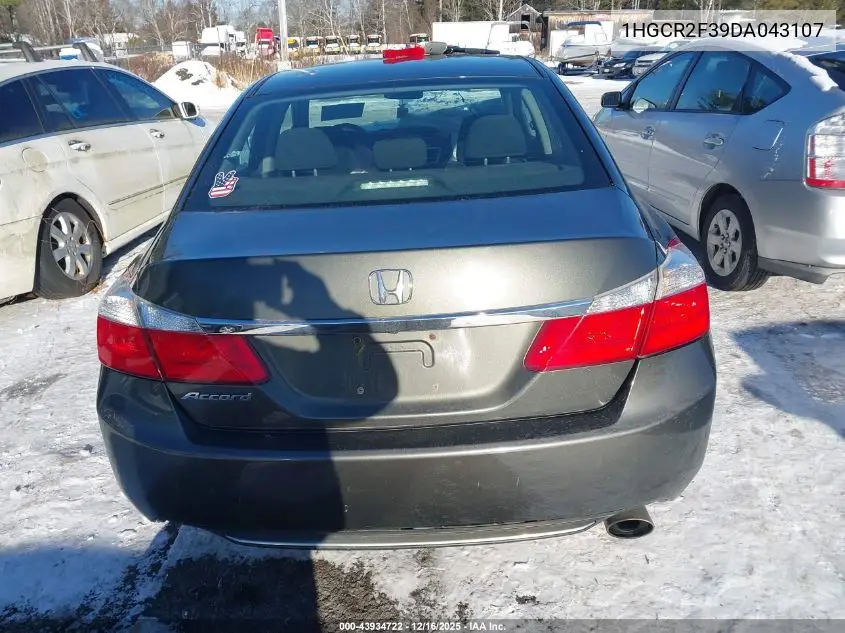 1HGCR2F39DA043107 2013 Honda Accord Lx