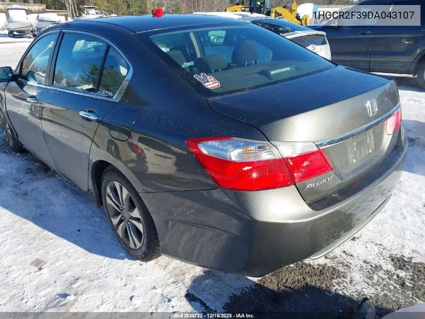 1HGCR2F39DA043107 2013 Honda Accord Lx