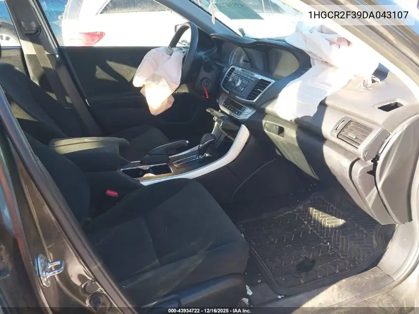 1HGCR2F39DA043107 2013 Honda Accord Lx