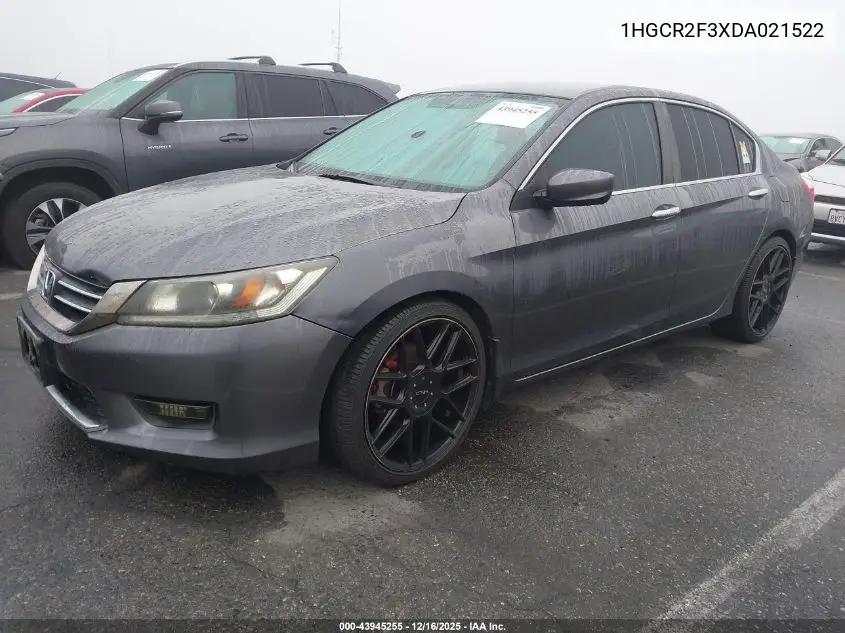 1HGCR2F3XDA021522 2013 Honda Accord Lx