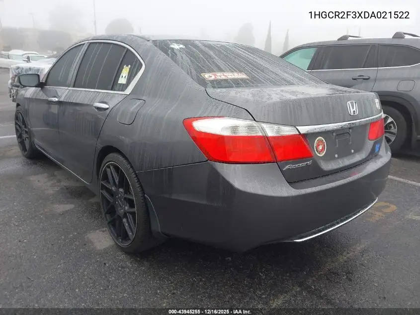1HGCR2F3XDA021522 2013 Honda Accord Lx