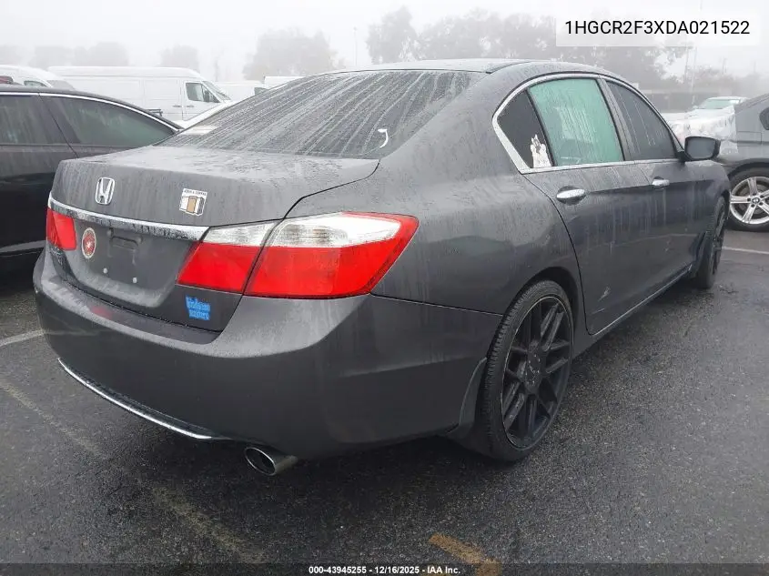 1HGCR2F3XDA021522 2013 Honda Accord Lx