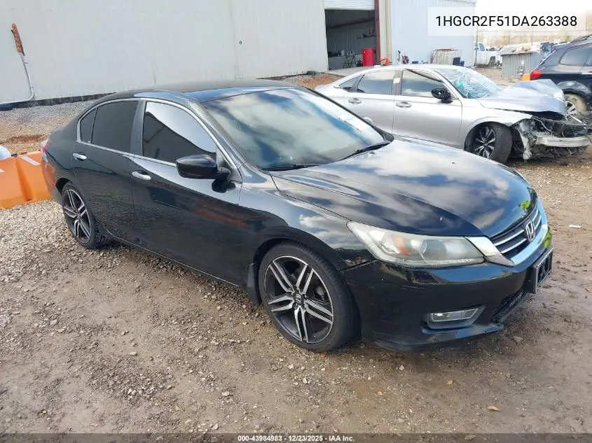 1HGCR2F51DA263388 2013 Honda Accord Sport