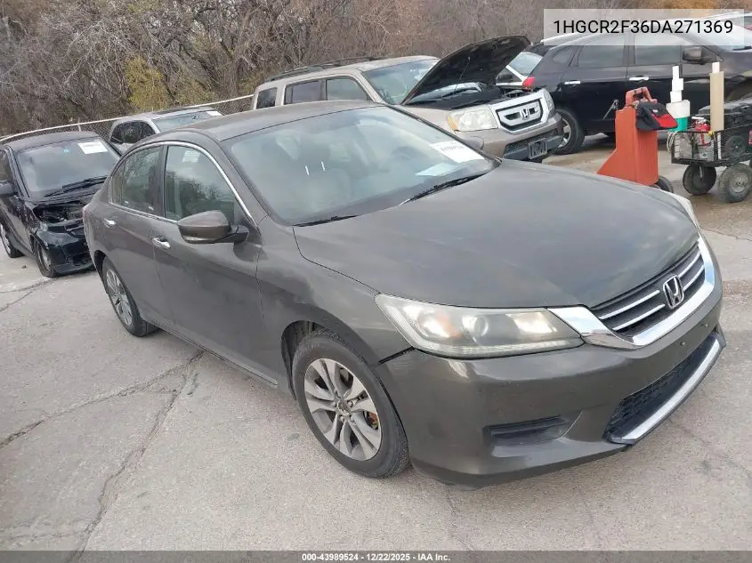 1HGCR2F36DA271369 2013 Honda Accord Lx
