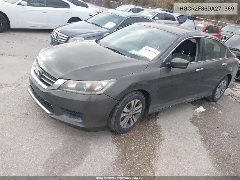 1HGCR2F36DA271369 2013 Honda Accord Lx