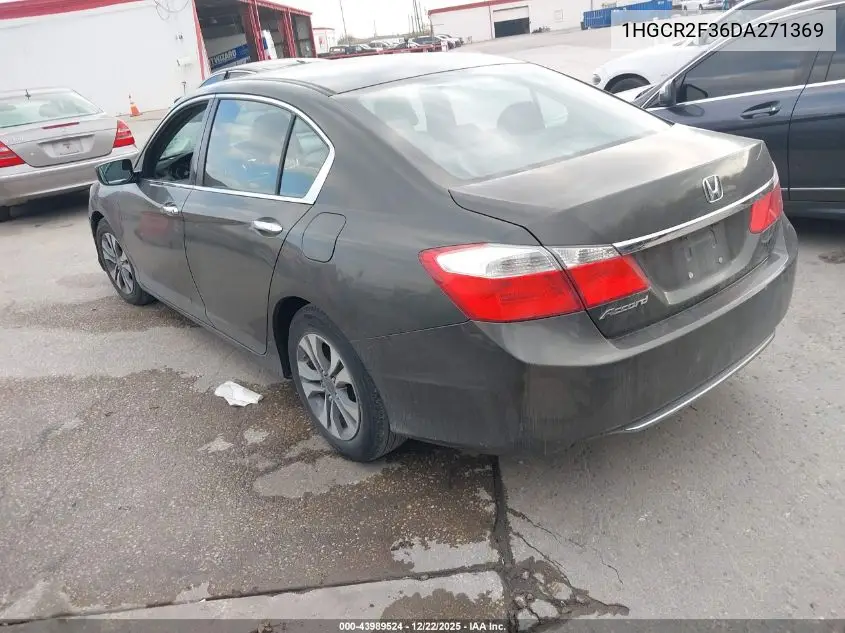 1HGCR2F36DA271369 2013 Honda Accord Lx