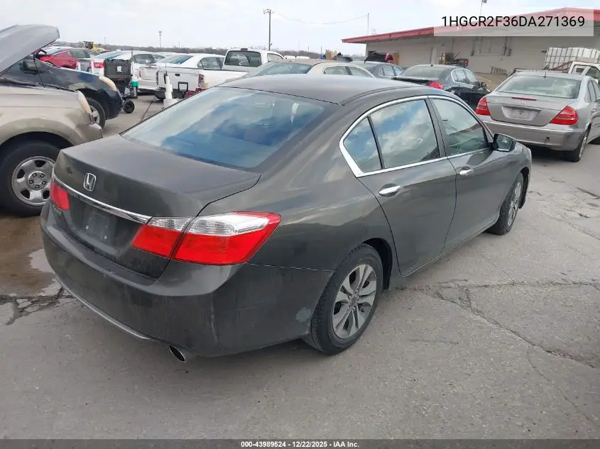 1HGCR2F36DA271369 2013 Honda Accord Lx