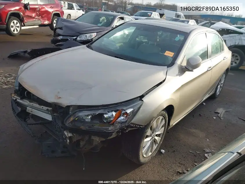 1HGCR2F89DA165350 2013 Honda Accord Sdn Ex-L