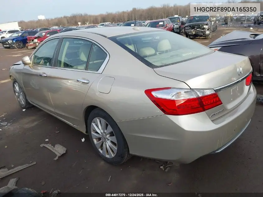 1HGCR2F89DA165350 2013 Honda Accord Sdn Ex-L