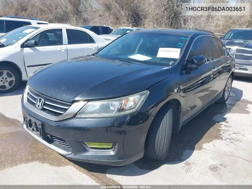 1HGCR3F86DA003651 2013 Honda Accord Ex-L V-6