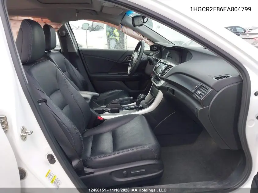 1HGCR2F86EA804799 2014 Honda Accord Exl