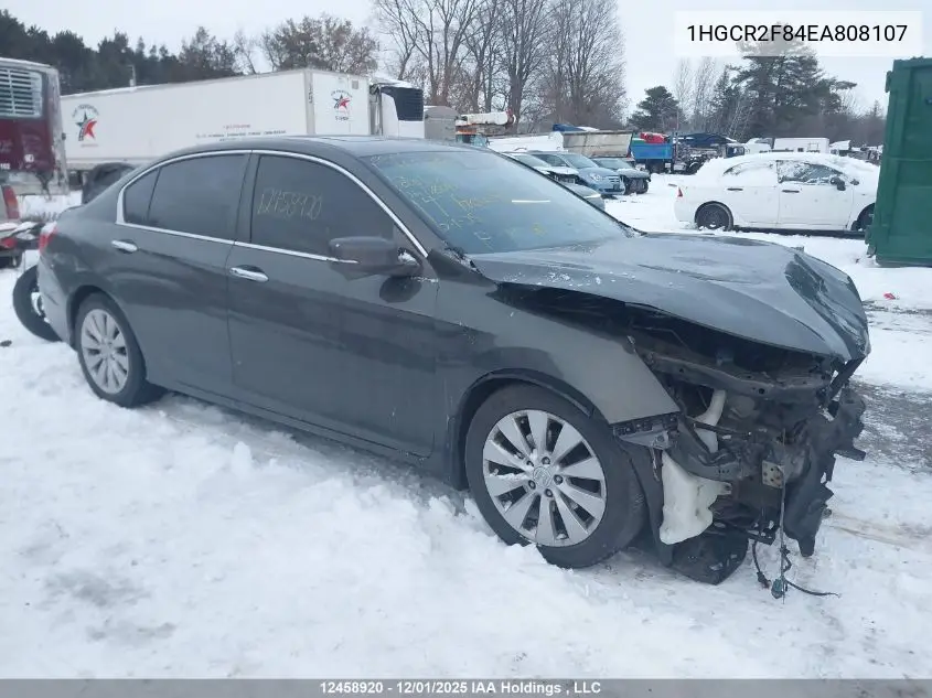 1HGCR2F84EA808107 2014 Honda Accord Ex-L